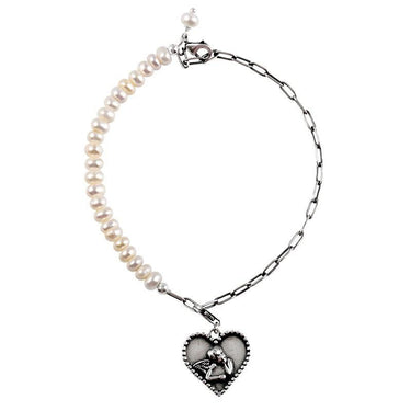 THAI SILVER Freshwater Pearls 'LITTLE CHERUB' Bracelet